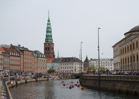 Экскурсии на байдарках по каналам Копенгагена